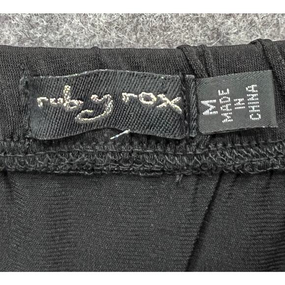 Ruby Rox Vintage Y2K Dress M Black Multi Sequin Strapless Pleated Fairy Showgirl - Picture 13 of 16